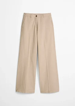 Hose Model Margo wide aus Organic Cotton-Twill