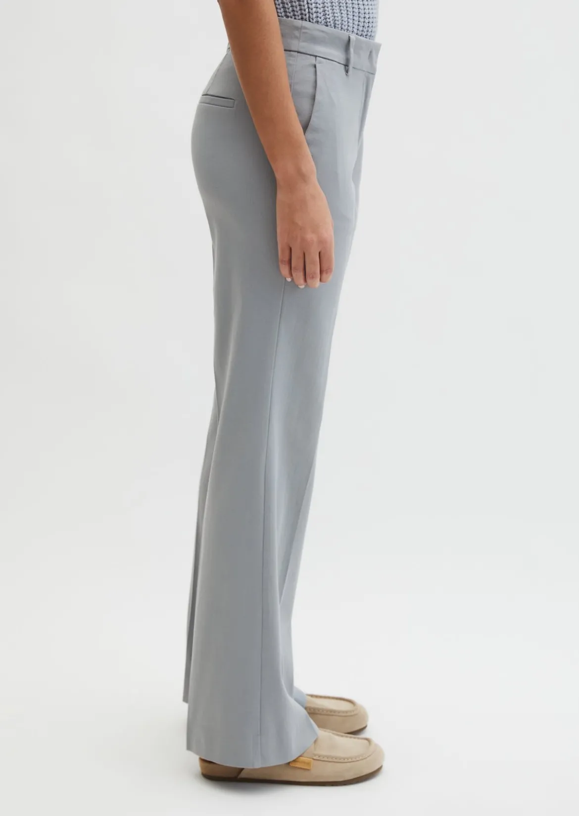 Hose Model Marthe flared aus Superstretch-Twill