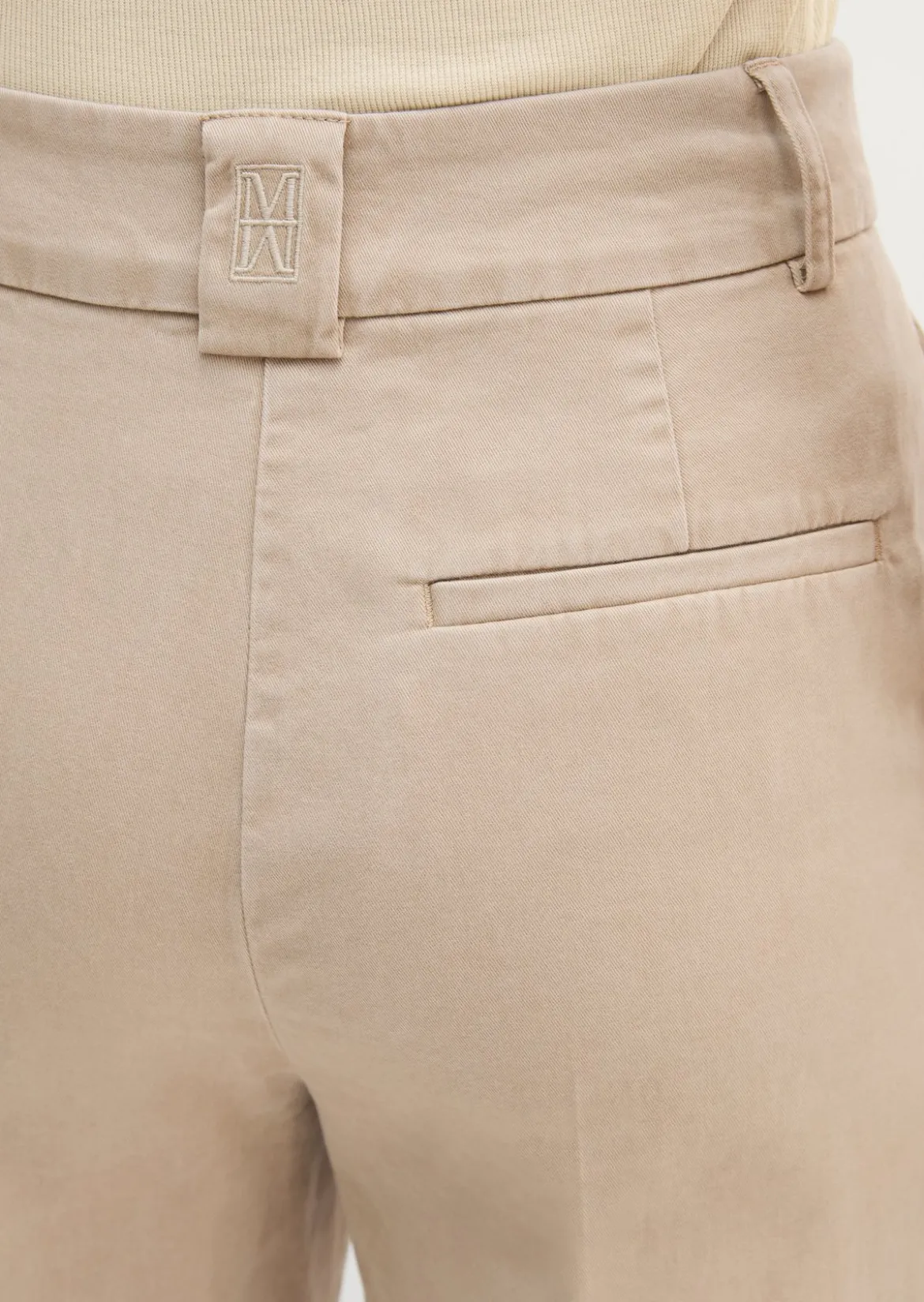 Hose Model Mea straight aus Organic Cotton-Twill