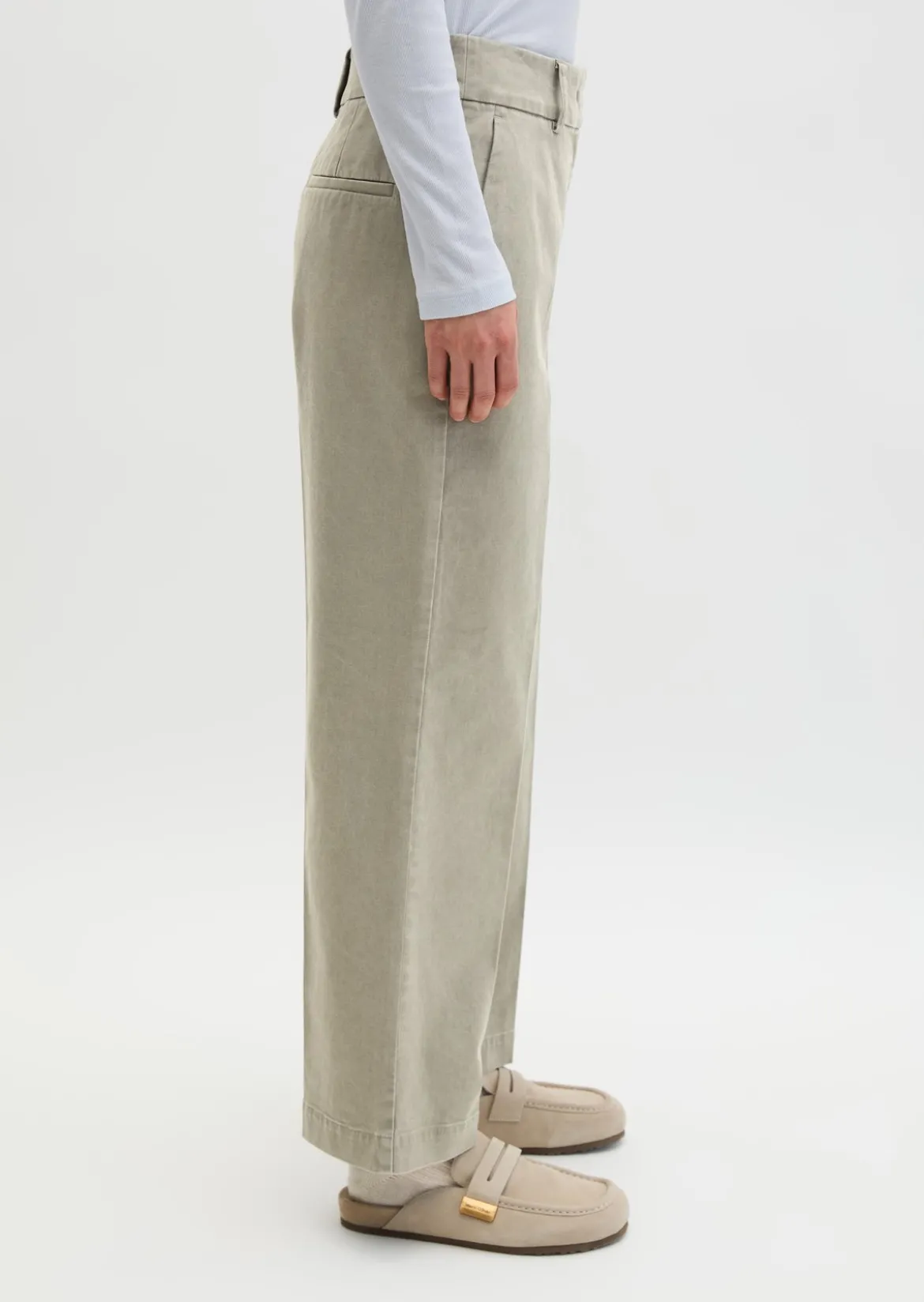 Hose Model Mea straight aus Organic Cotton-Twill