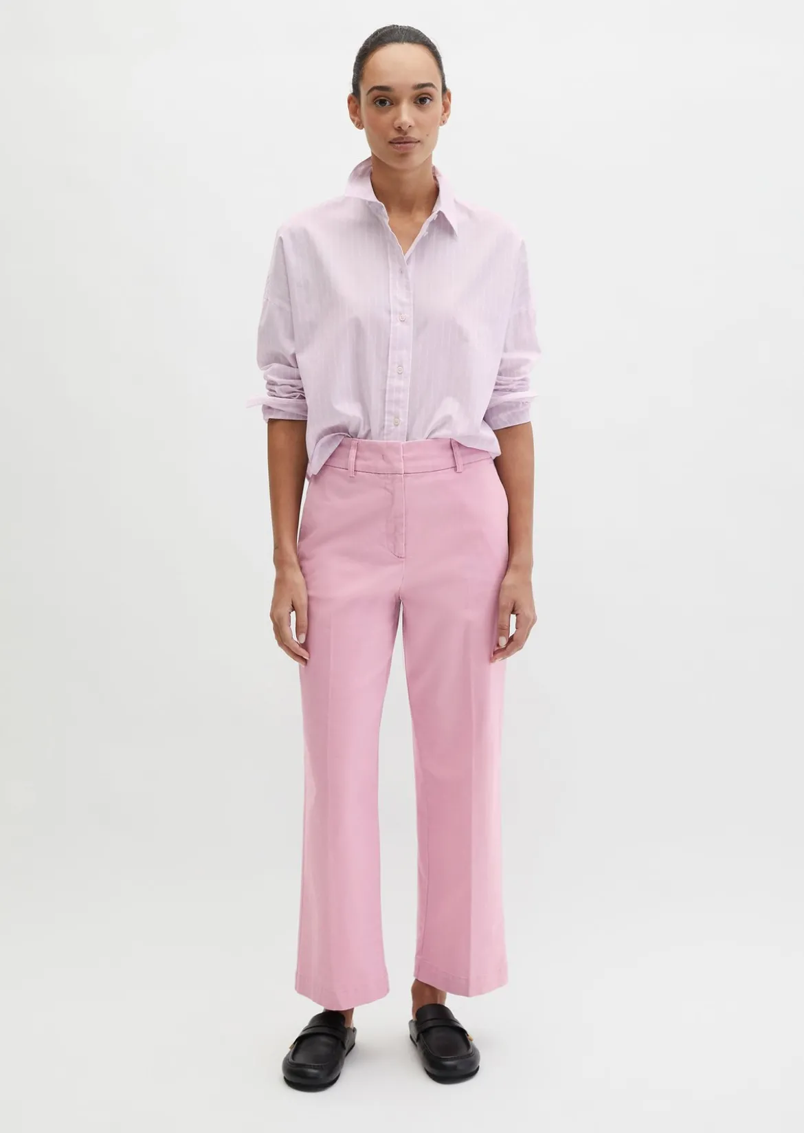 Hose Model Mea straight aus Organic Cotton-Twill