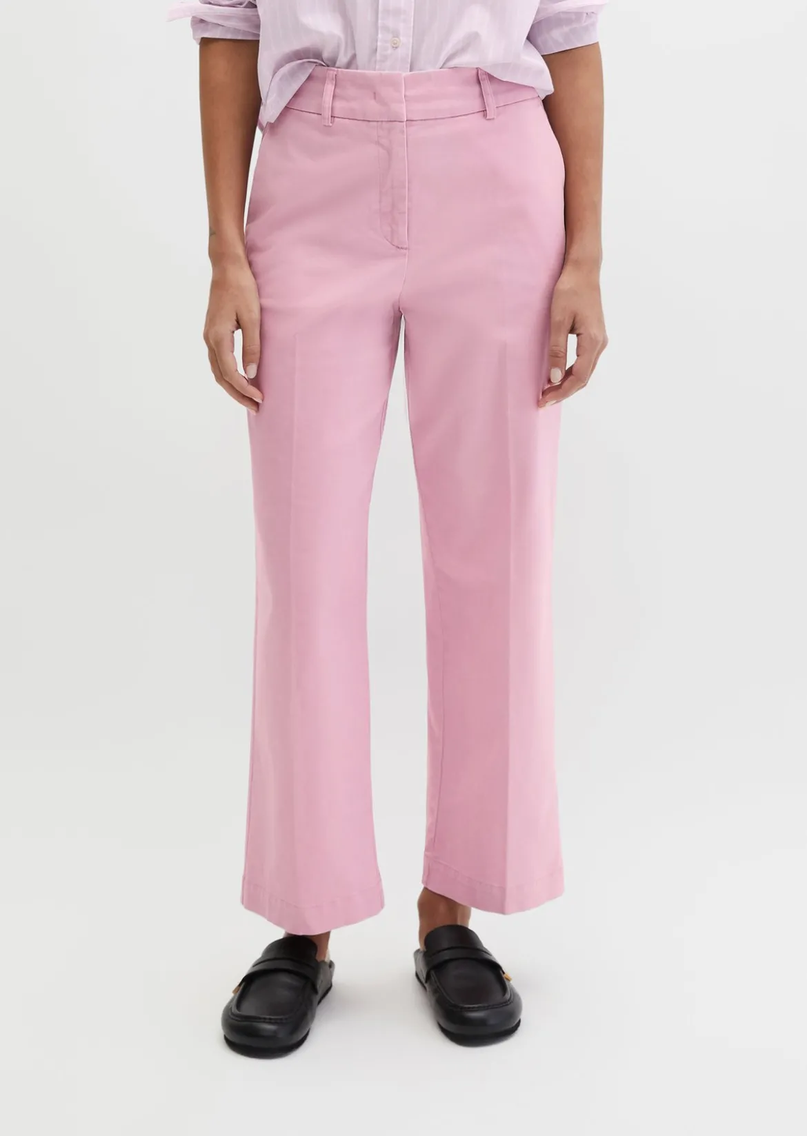 Hose Model Mea straight aus Organic Cotton-Twill