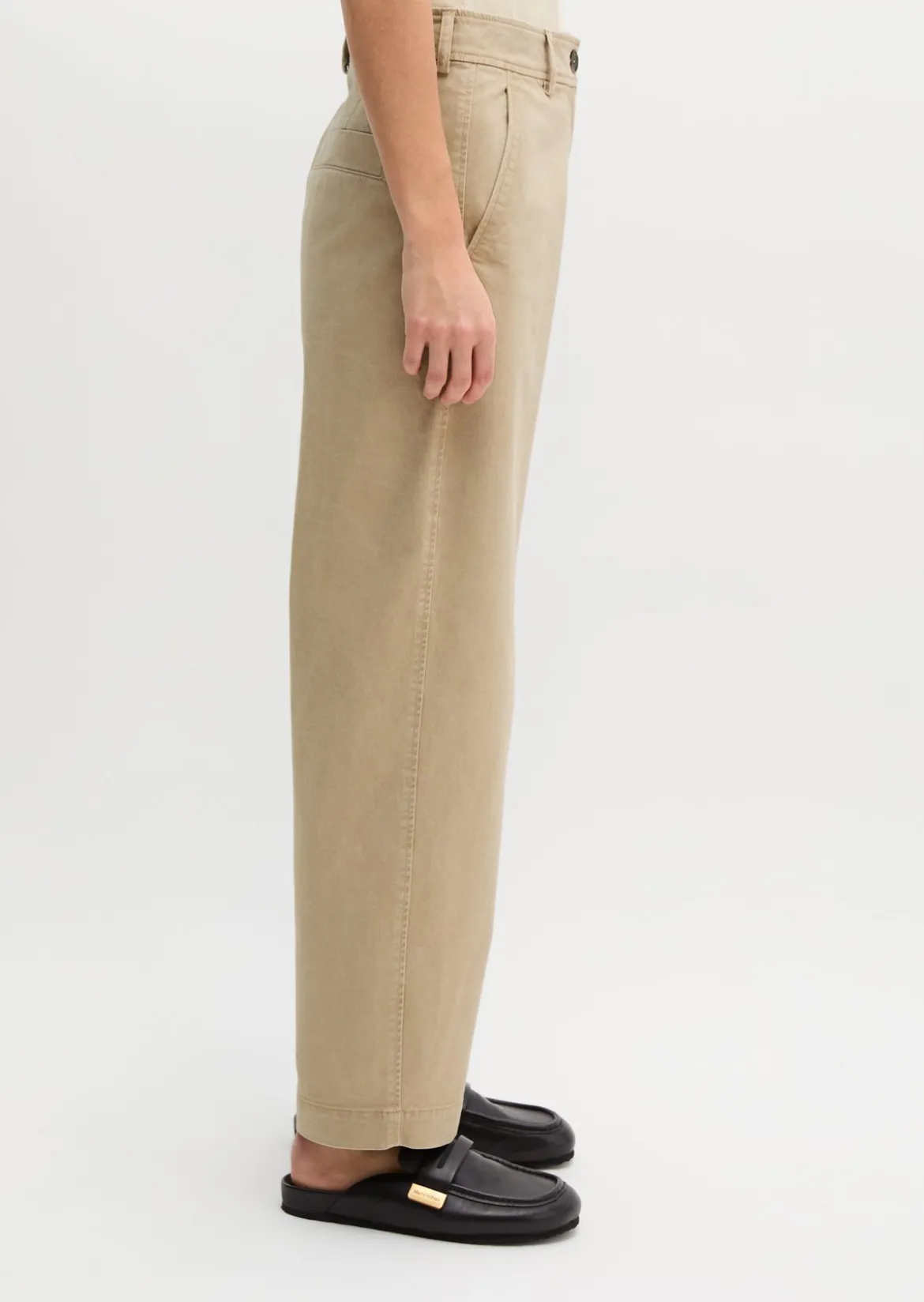 Hose Model Minu barrel aus Organic Cotton-Twill