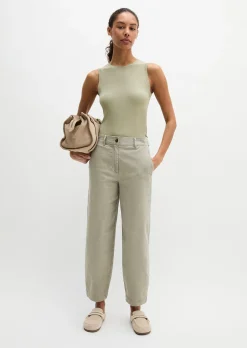 Hose Model Minu barrel aus Organic Cotton-Twill