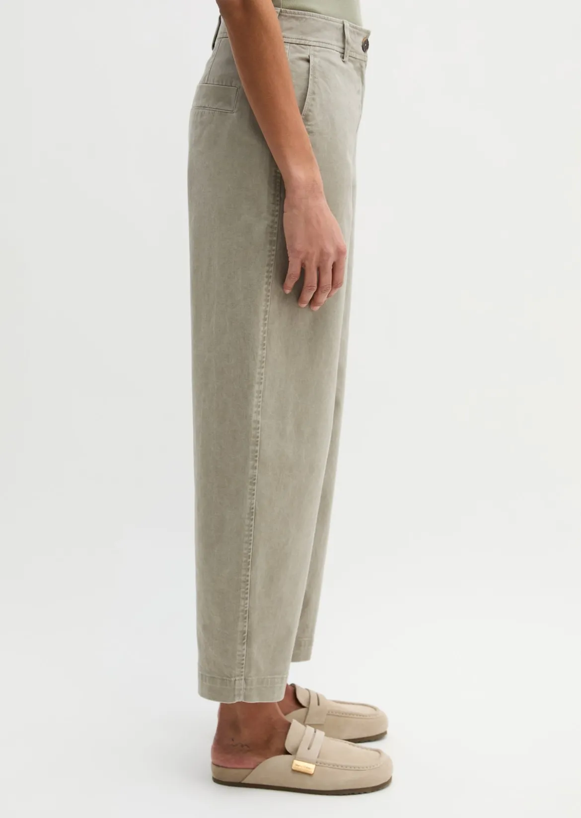 Hose Model Minu barrel aus Organic Cotton-Twill