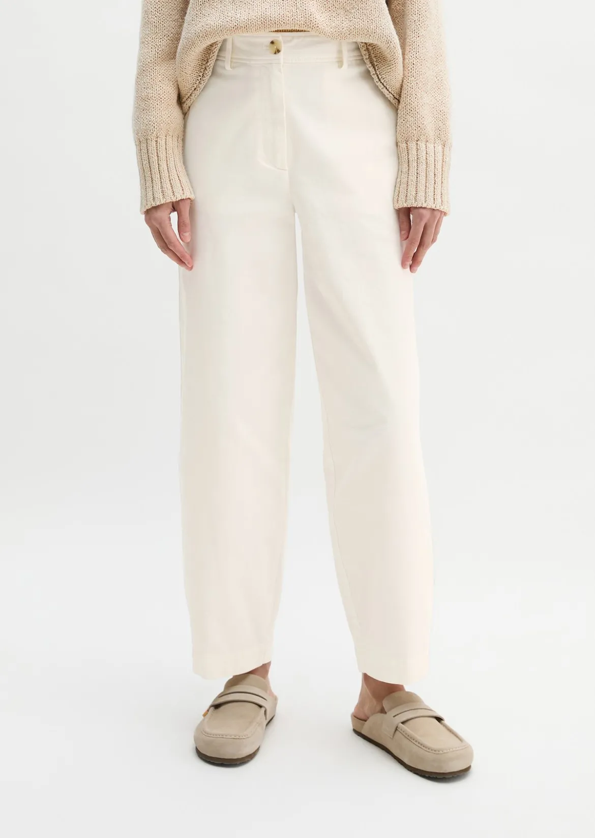 Hose Model Minu barrel aus Organic Cotton-Twill