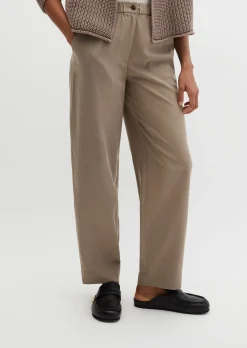 Hose Model Minu barrel aus Lyocell-Leinen-Mix