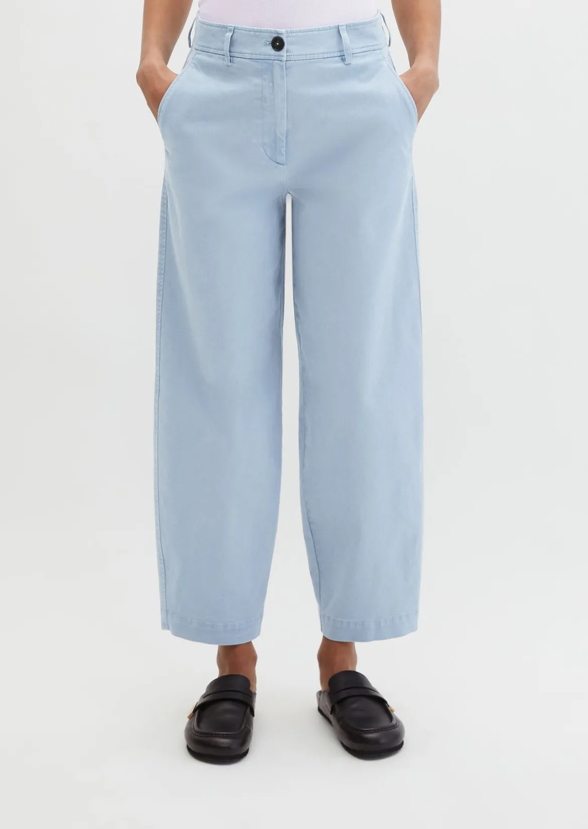 Hose Model Minu barrel aus Organic Cotton-Twill