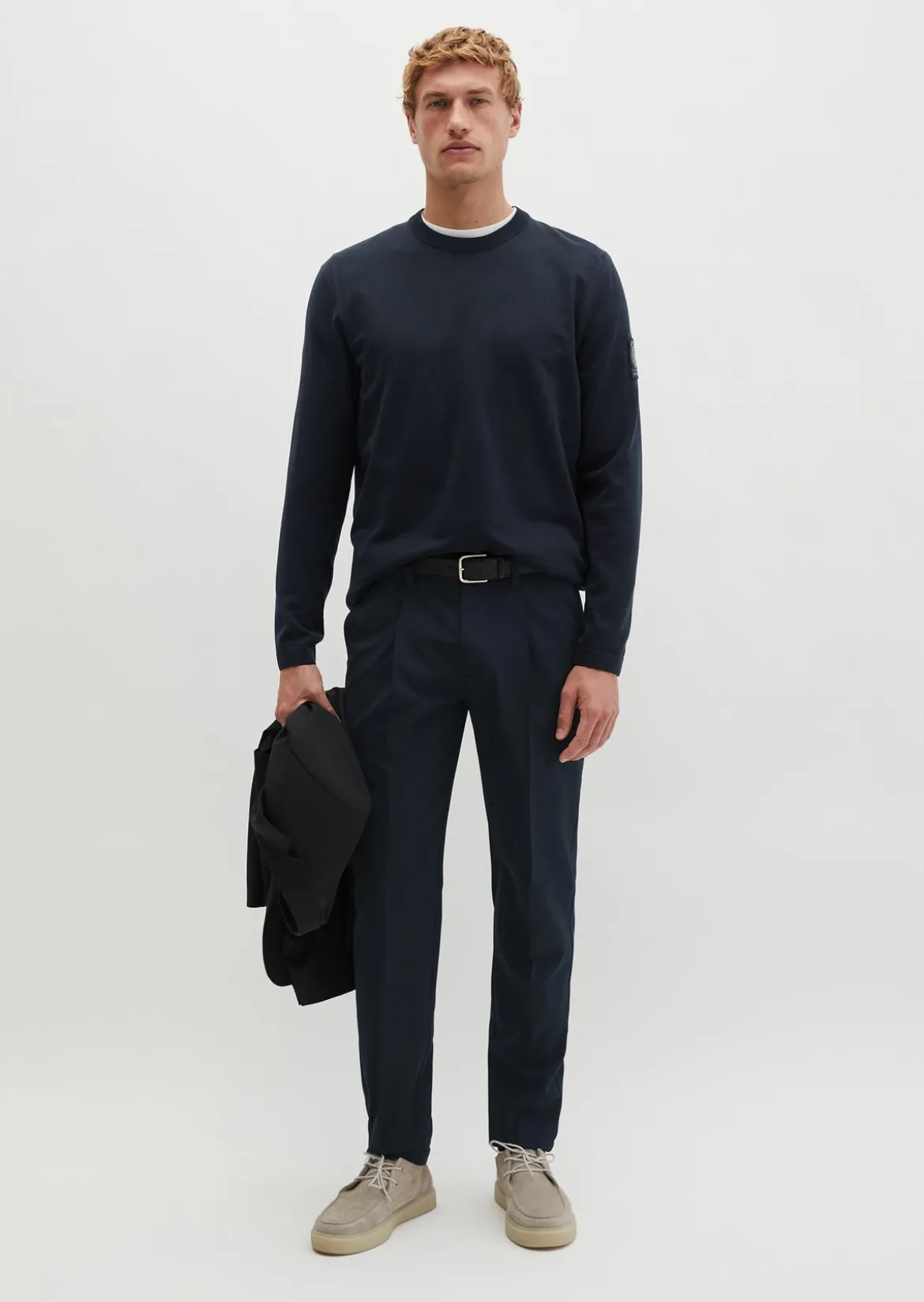 Hose Model Morot Jogger Travel Collection aus leichtem Technical Wool Blend