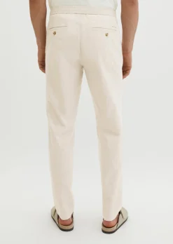 Hose Model Morot Jogger tapered aus Bio-Baumwoll-Leinen-Mix
