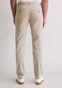 Hose Model Stig Jogger shaped aus Two-Tone Organic Cotton Stretch