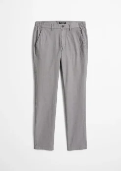 Hose Model Stig Jogger shaped aus Two-Tone Organic Cotton Stretch
