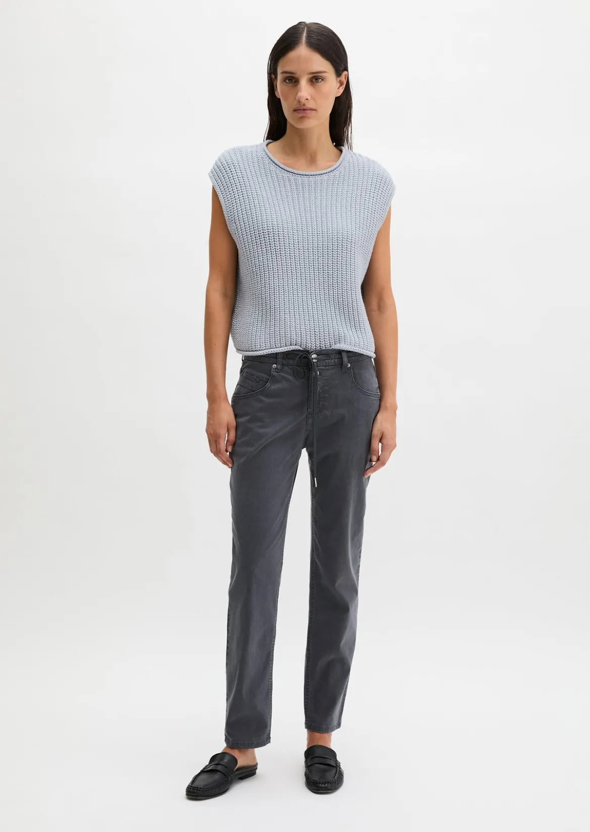 Hose Model Theda boyfriend cropped mit TENCEL™ Lyocell