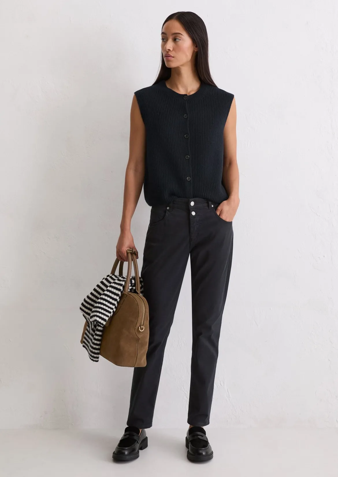 Hose Model Theda boyfriend mit TENCEL™ Lyocell-Bio-Baumwolle-Mix