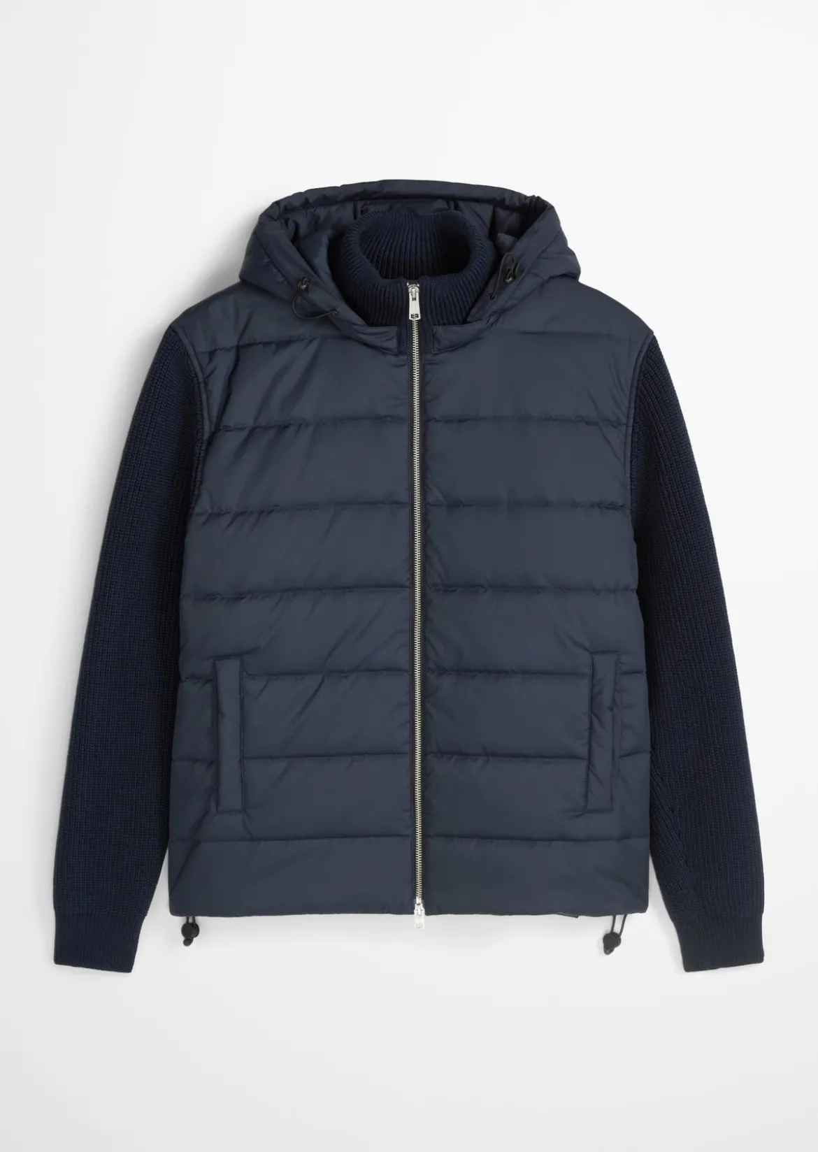 Hybridjacke regular mit Strickärmeln
