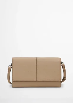 2in1 Crossbody Bag aus fein genarbtem Rindleder