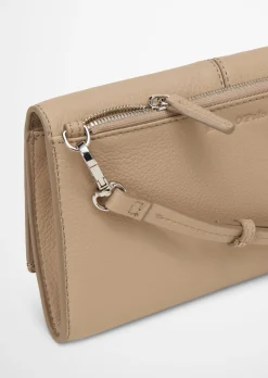 2in1 Crossbody Bag aus fein genarbtem Rindleder