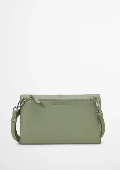 2in1 Crossbody Bag aus fein genarbtem Rindleder