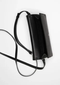 2in1 Crossbody Bag aus fein genarbtem Rindleder