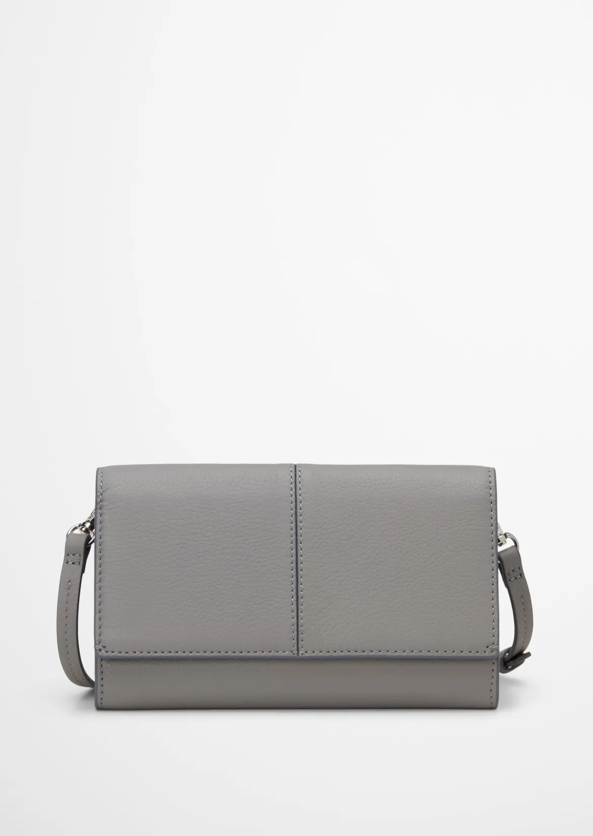 2in1 Crossbody Bag aus fein genarbtem Rindleder