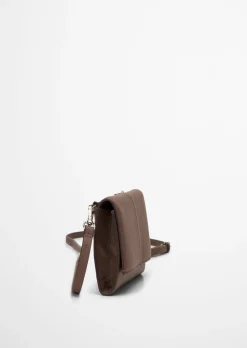 2in1 Crossbody Bag aus fein genarbtem Rindleder