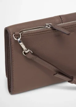 2in1 Crossbody Bag aus fein genarbtem Rindleder