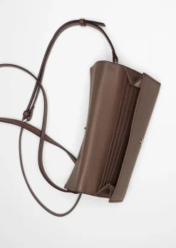 2in1 Crossbody Bag aus fein genarbtem Rindleder