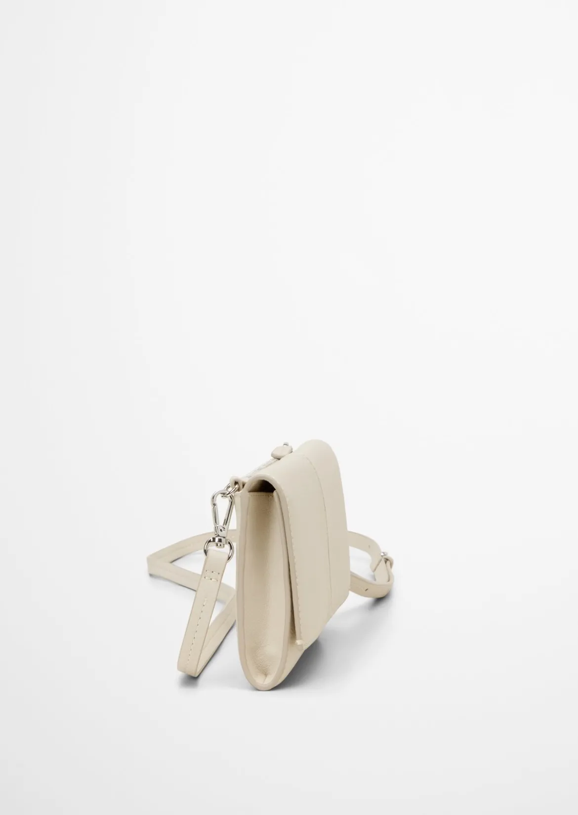 2in1 Crossbody Bag aus fein genarbtem Rindleder