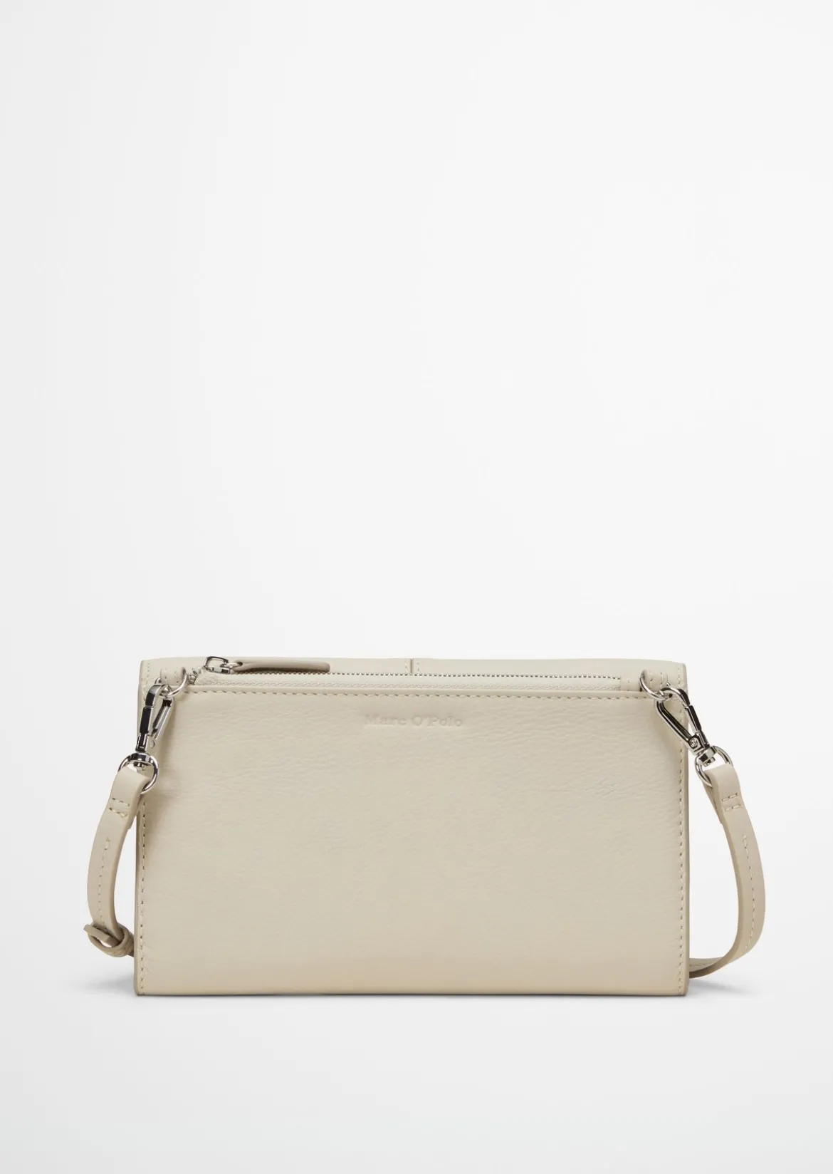 2in1 Crossbody Bag aus fein genarbtem Rindleder