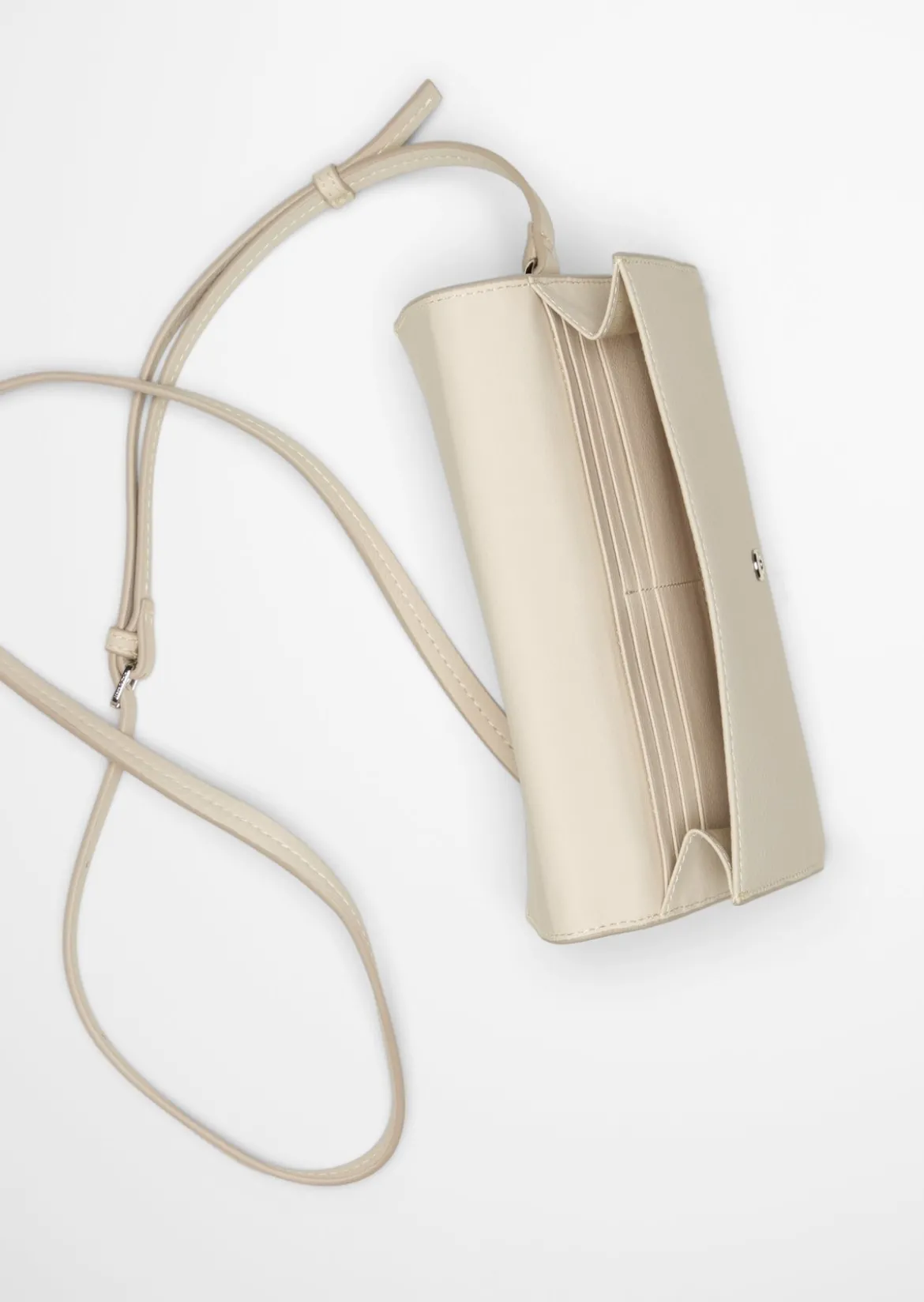 2in1 Crossbody Bag aus fein genarbtem Rindleder
