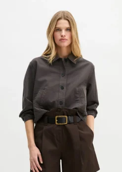 Indoor-Jacke A-Shape aus Organic Cotton-Lyocell-Leinen-Mix