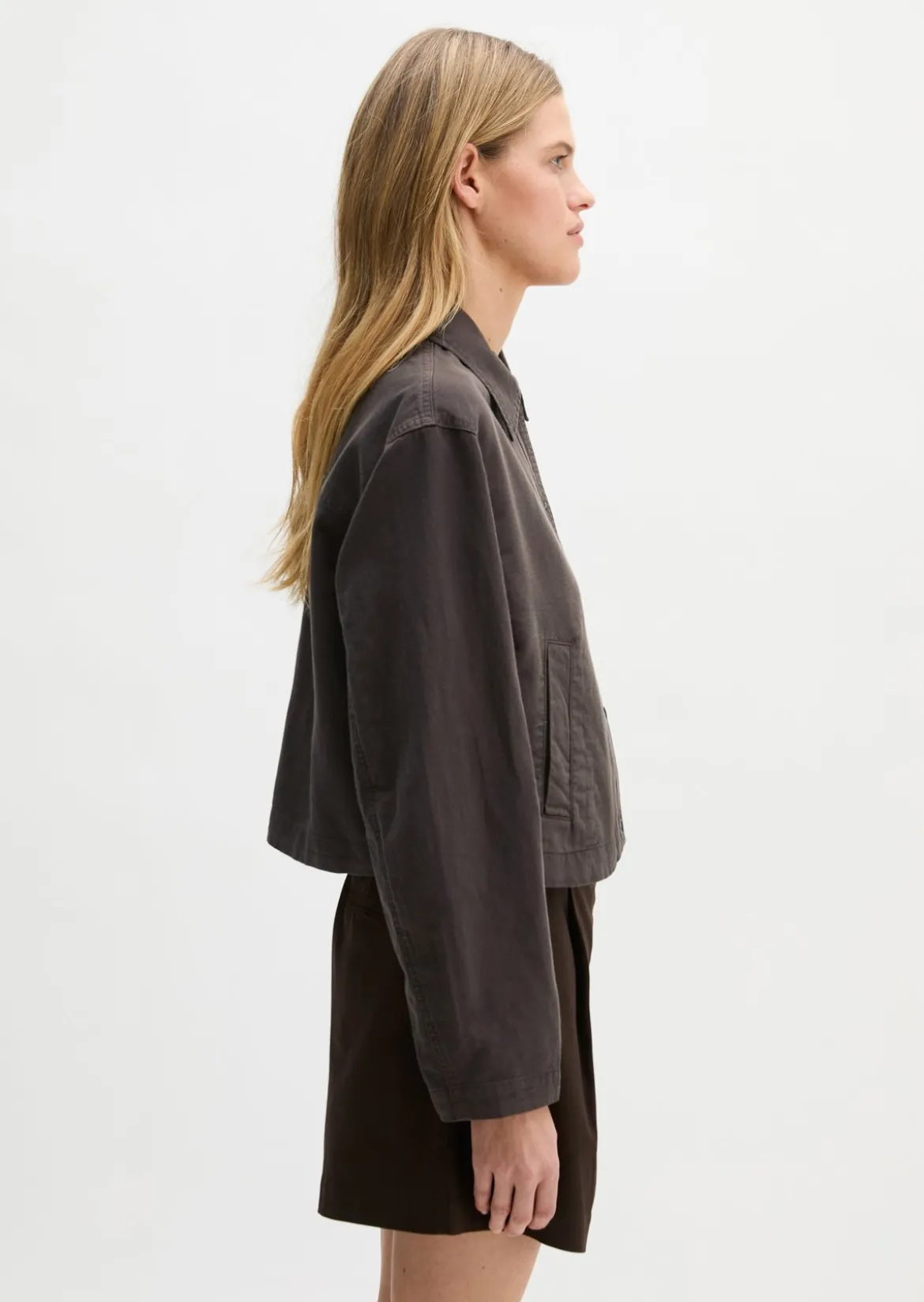 Indoor-Jacke A-Shape aus Organic Cotton-Lyocell-Leinen-Mix