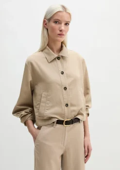 Indoor-Jacke A-Shape aus Organic Cotton-Lyocell-Leinen-Mix