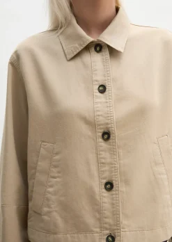 Indoor-Jacke A-Shape aus Organic Cotton-Lyocell-Leinen-Mix
