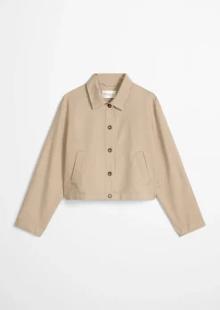 Indoor-Jacke A-Shape aus Organic Cotton-Lyocell-Leinen-Mix