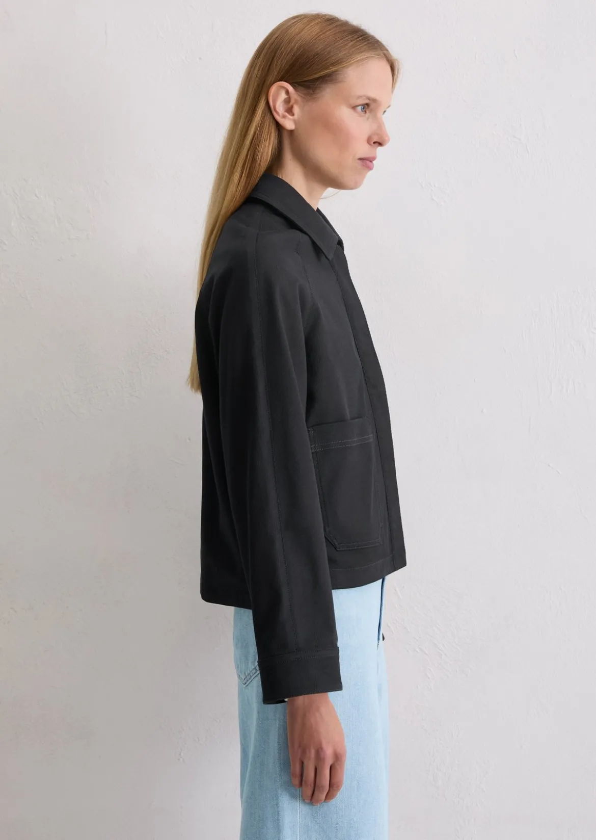 Indoor-Jacke regular mit TENCEL™ Lyocell