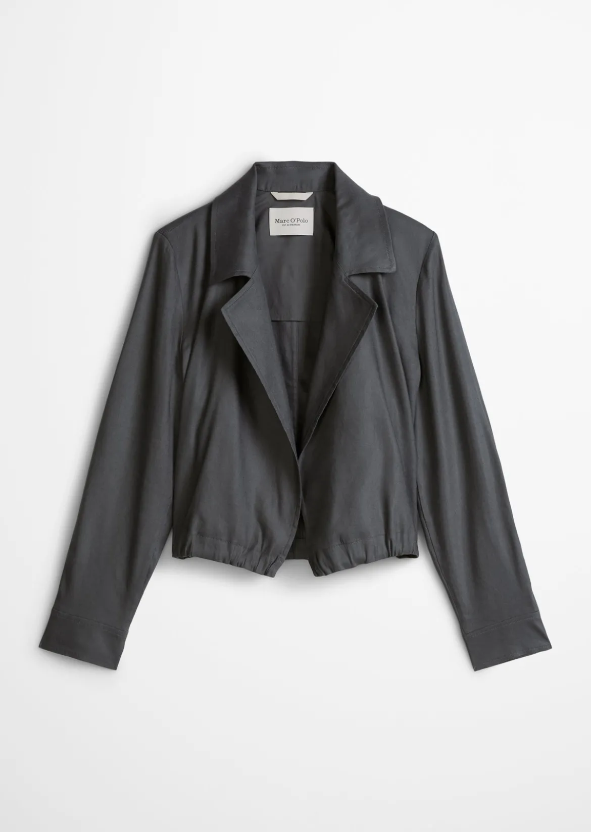 Indoor-Jacke relaxed aus Viskose-Leinen-Stretch