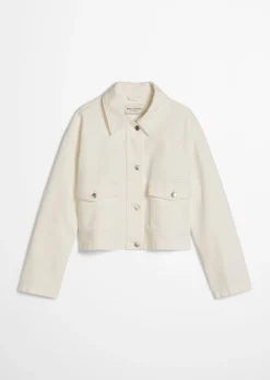 Jacke relaxed aus Garment dyed Baumwolle