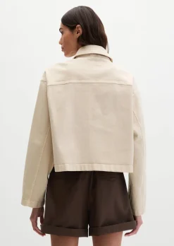 Jacke relaxed aus Garment dyed Baumwolle