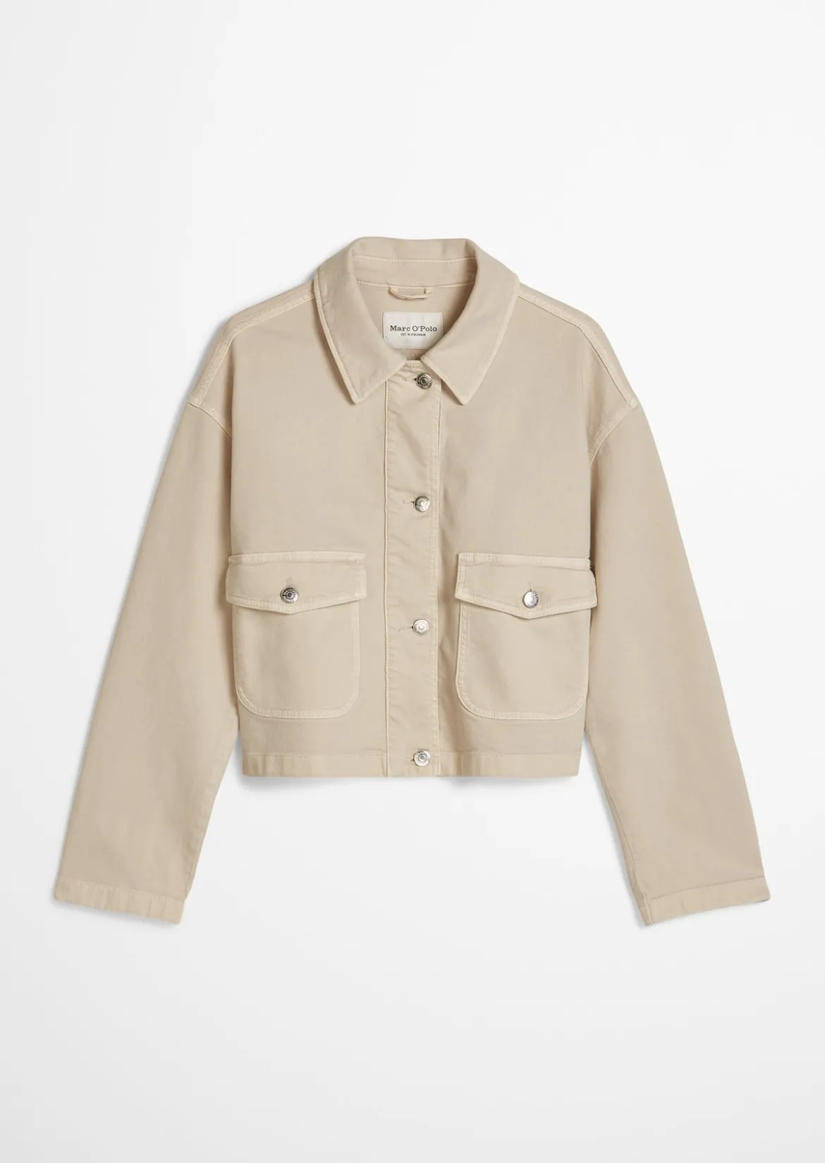Jacke relaxed aus Garment dyed Baumwolle