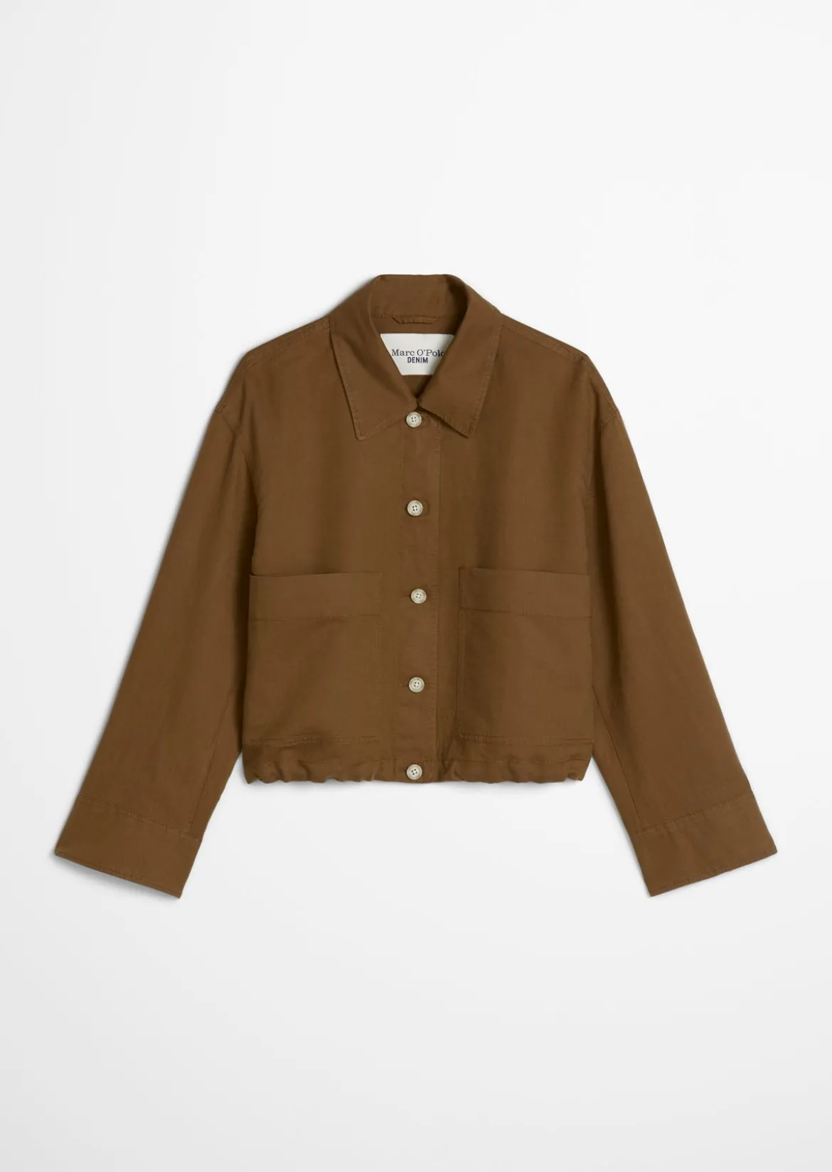 Jacke relaxed aus Leinen-Baumwolle-Mix