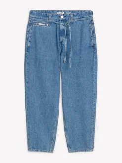 Jeans mit Ananasblattfasern Model Isak relaxed cropped