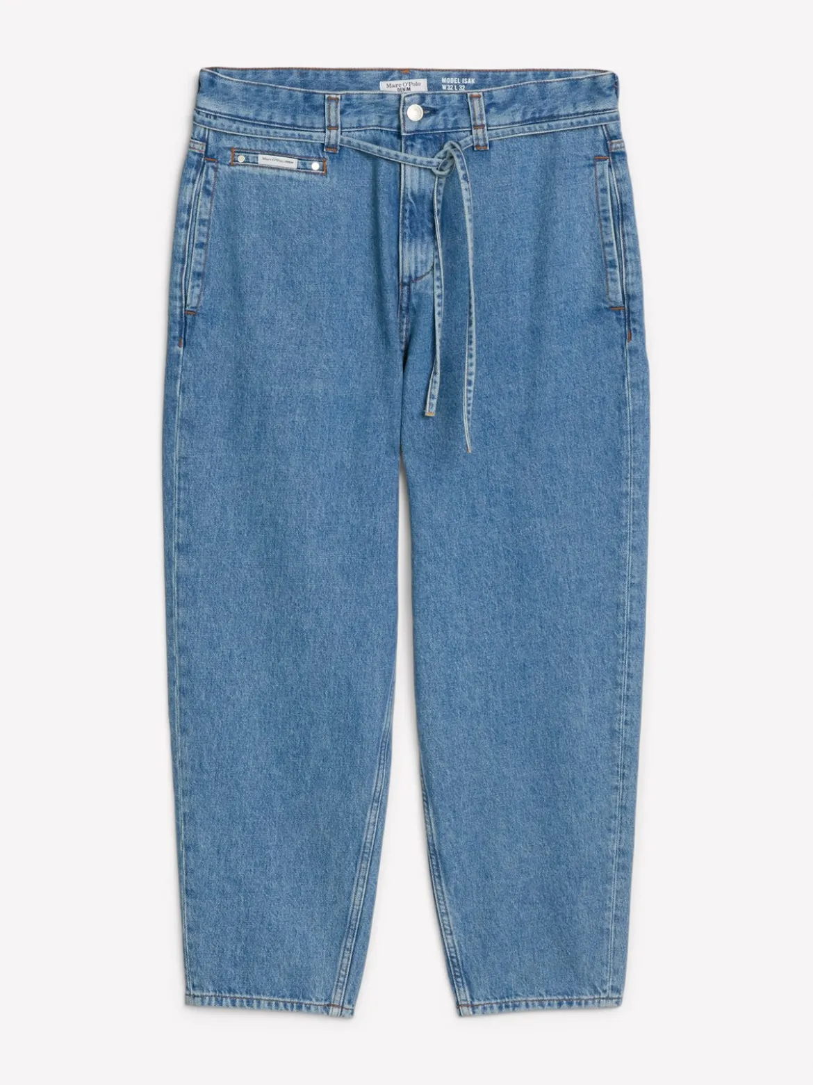 Jeans mit Ananasblattfasern Model Isak relaxed cropped