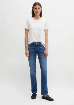 Jeans Model Alby straight aus Bio-Baumwolle-Mix
