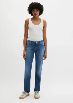 Jeans Model Alby straight aus italienischem Candiani-Denim