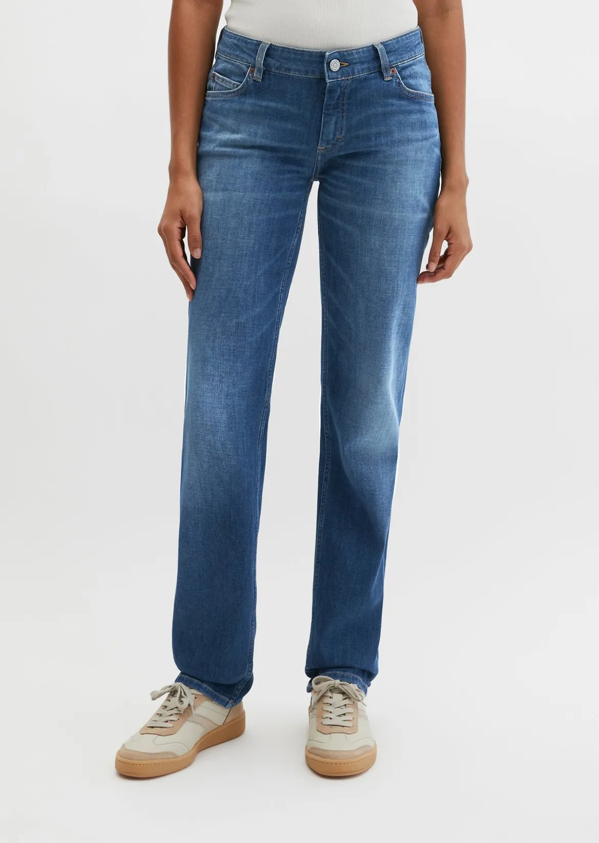 Jeans Model Alby straight aus italienischem Candiani-Denim
