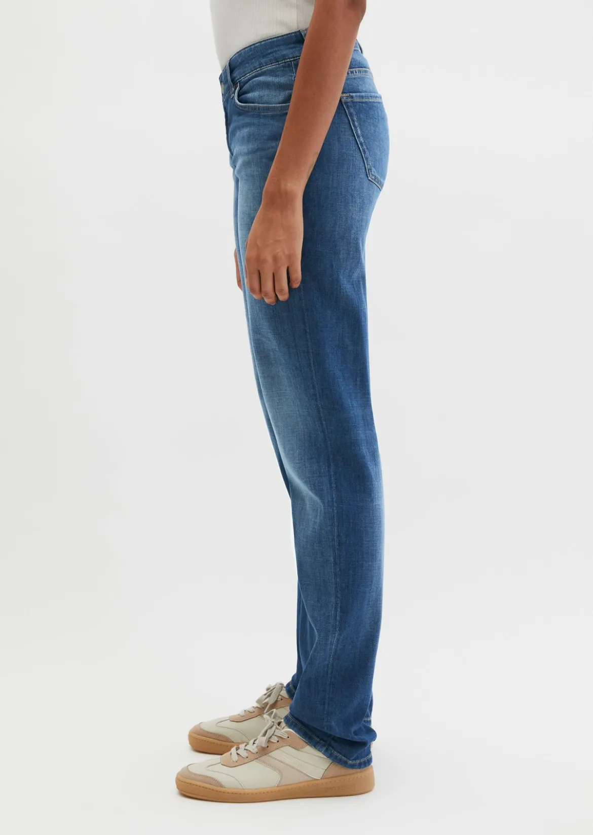 Jeans Model Alby straight aus italienischem Candiani-Denim