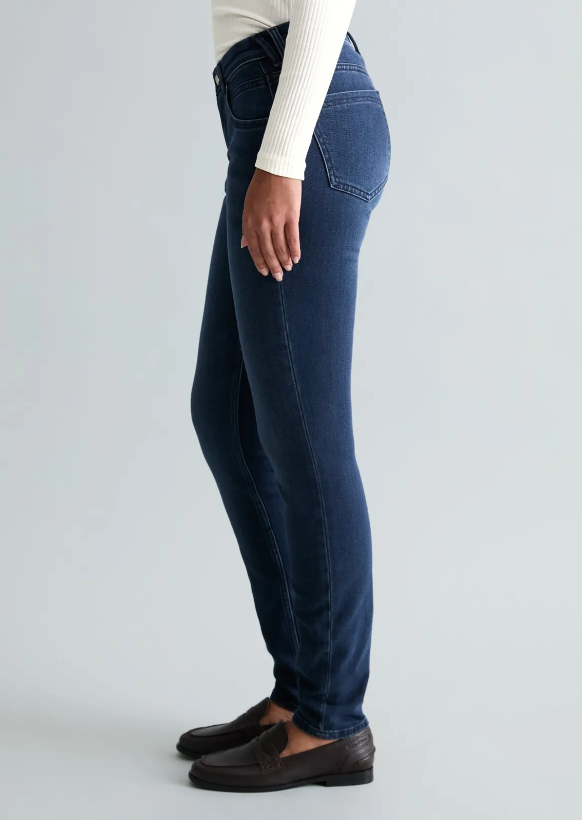 Jeans Model Alva slim aus Organic Cotton-Lyocell-Mix