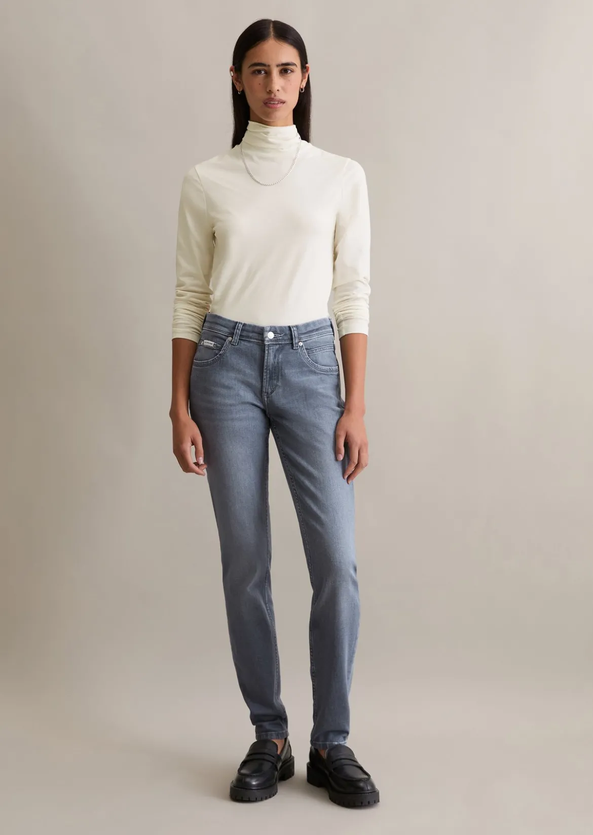 Jeans Model Alva slim aus Organic Cotton-Mix