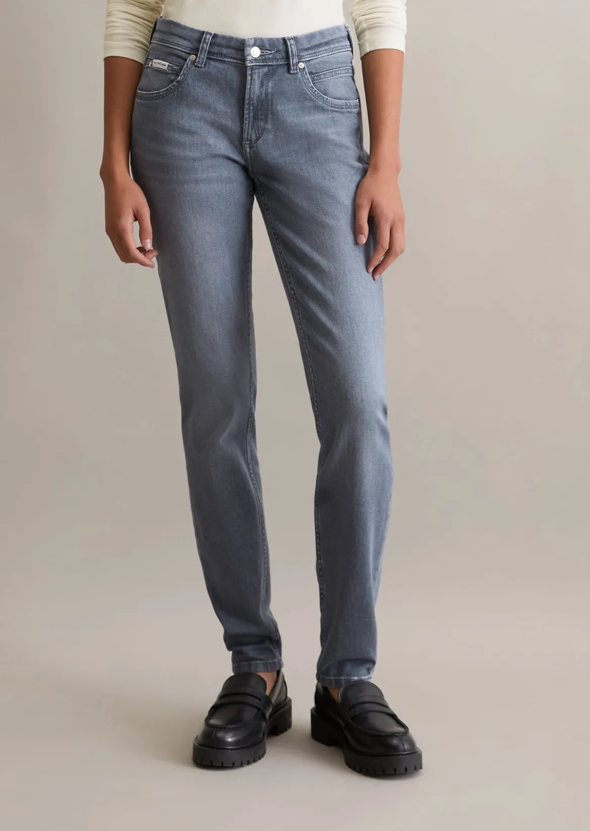 Jeans Model Alva slim aus Organic Cotton-Mix